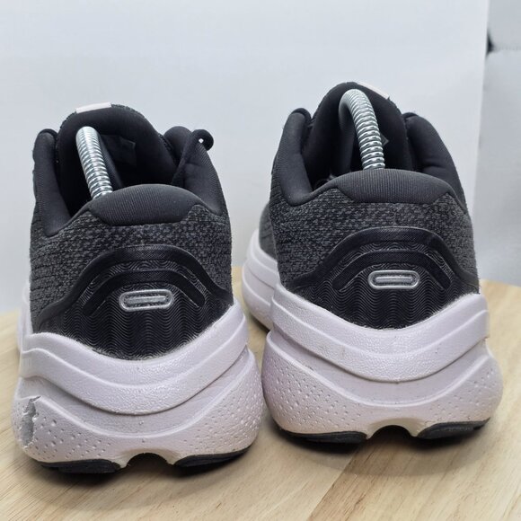 Womens Size 10.5 B - Brooks Ghost Max 2 1204201B077 Black Running Shoes Sneakers - Picture 6 of 10